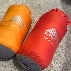 Kelty Luxury Pillow - Red and Orange Packable Travel Pillows